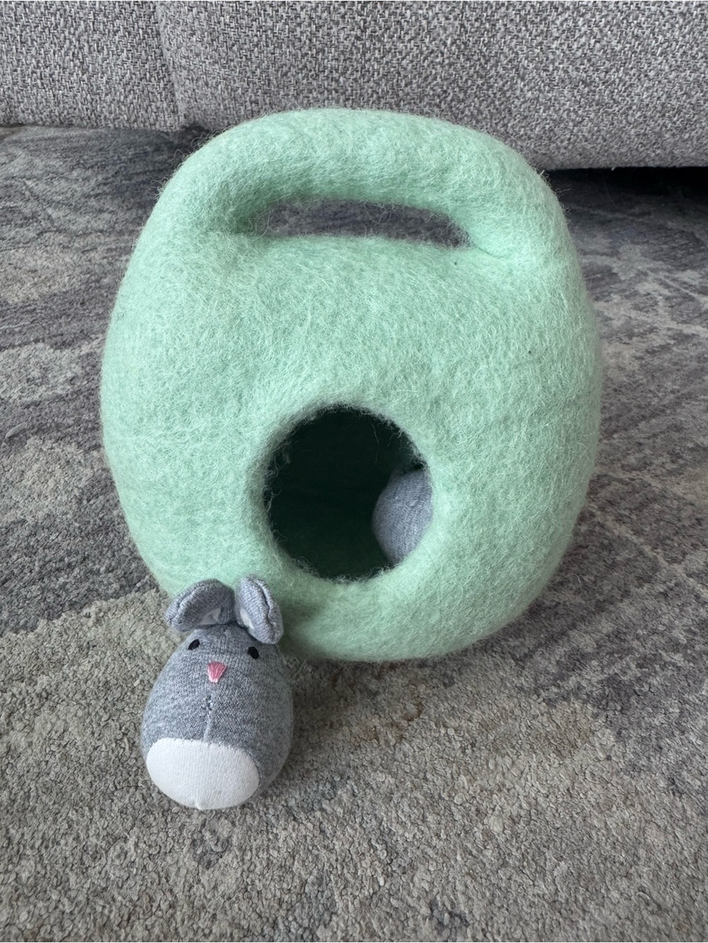 Lovevery bunnies in a burrow